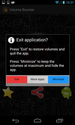 Volume Booster android App screenshot 0